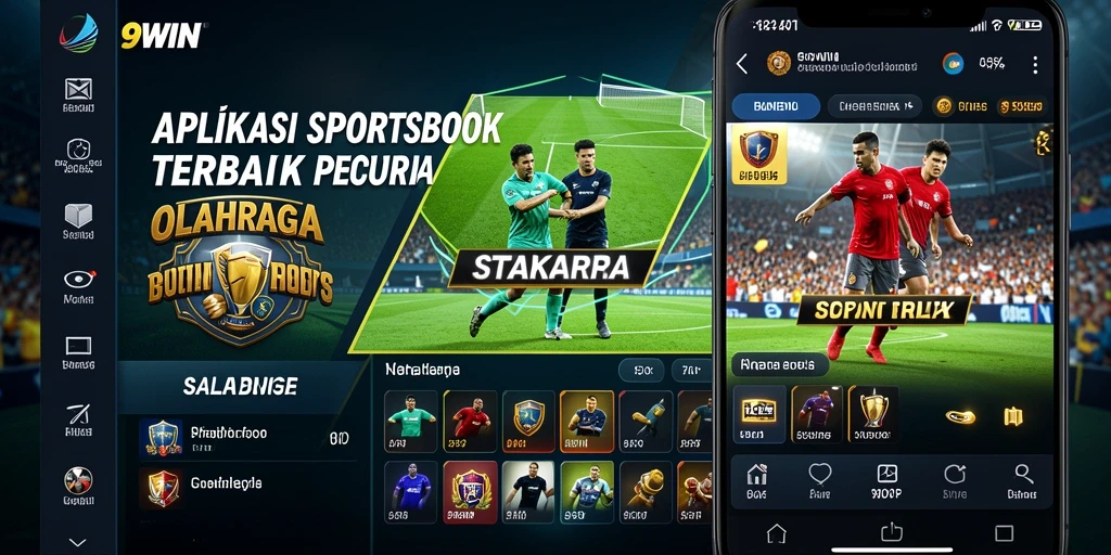 Tampilan gameplay menarik dari aplikasi Sportsbook 9WIN.