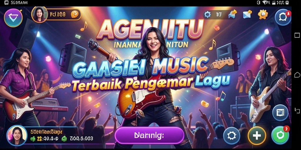 Gameplay seru AGENJITU dengan musik yang menghibur.