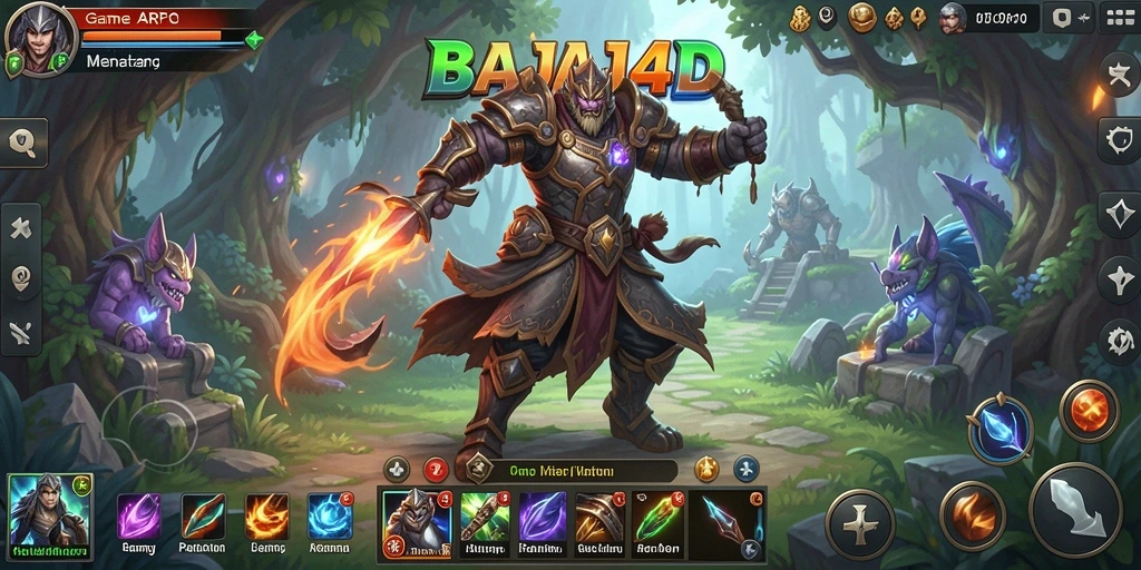 Tangkapan layar gameplay BAJAJ4D menunjukkan aksi seru dalam pertarungan ARPG.