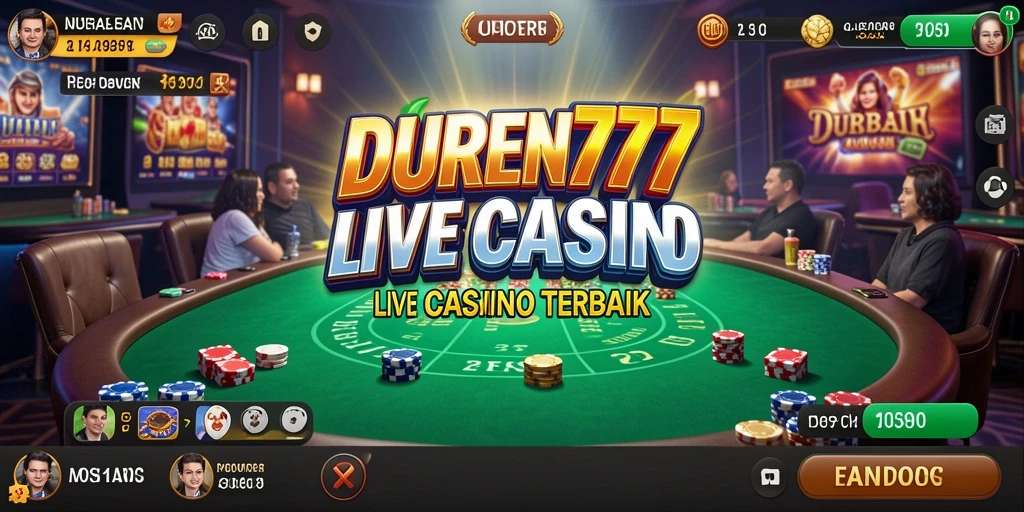 Gameplay menarik dan interaktif dari DUREN777 Live Casino.