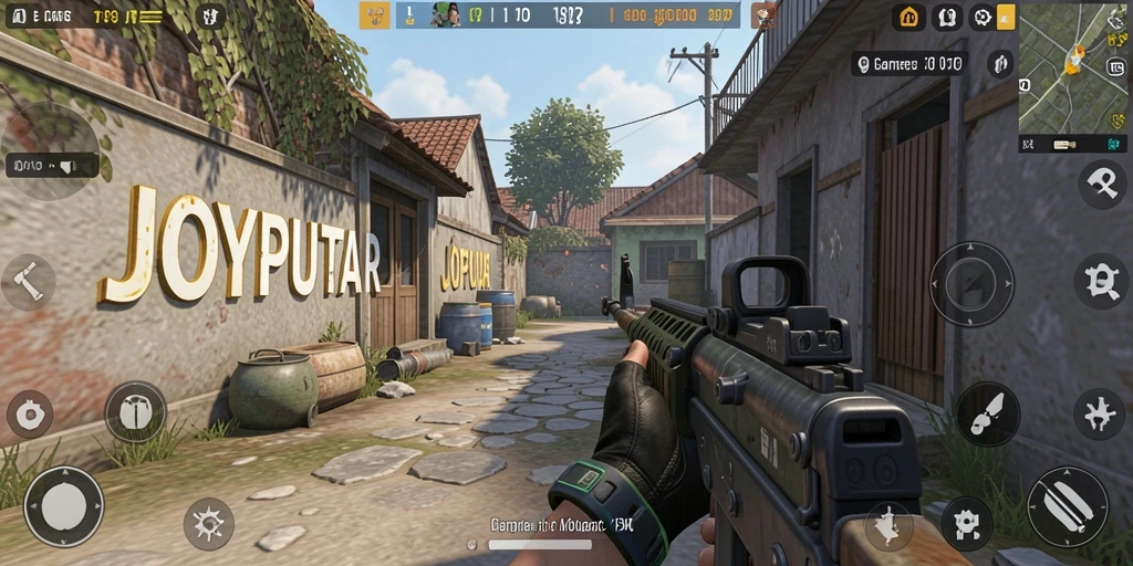 Tampilan menarik dari gameplay intens JOYPUTAR.
