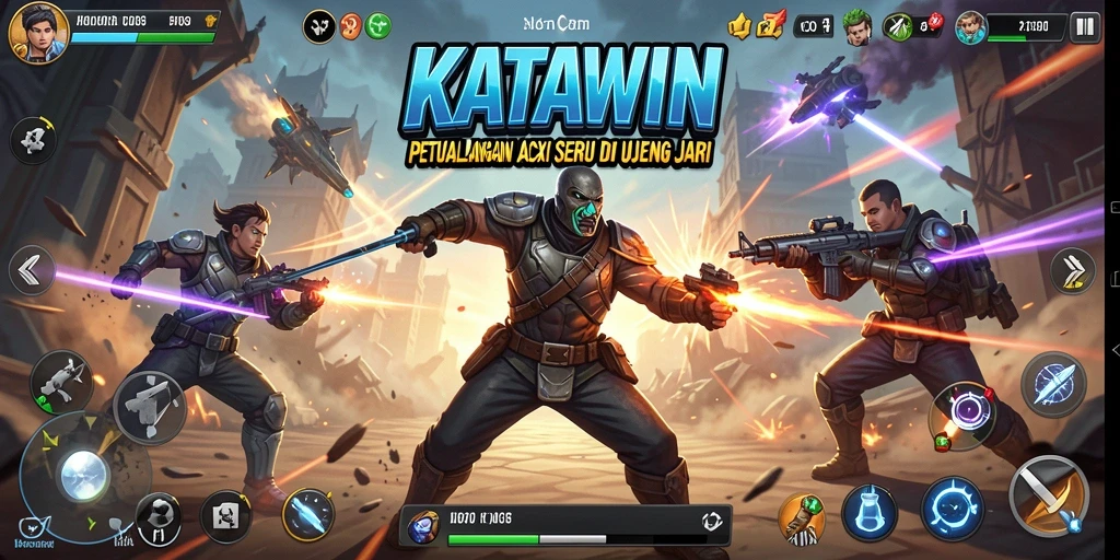 Gameplay seru KATAWIN dengan aksi mendebarkan dan grafis menawan.