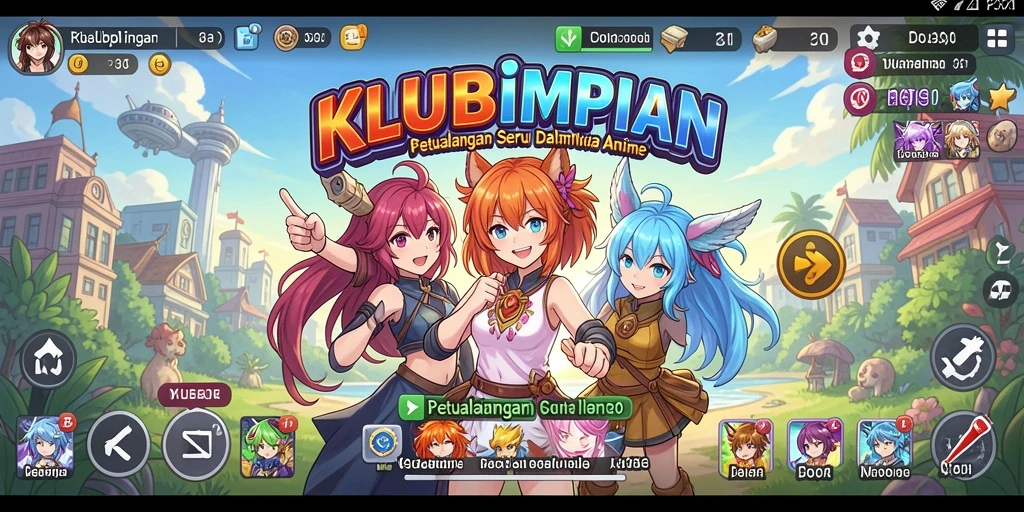 Gameplay seru dan karakter anime yang menarik di KLUBIMPIAN.