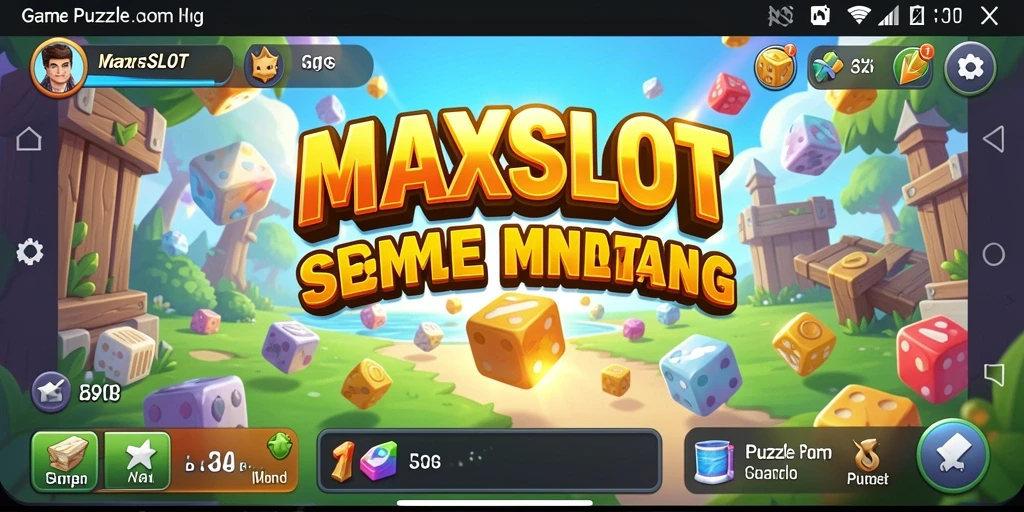 Tampilan utama gameplay MAXSLOT yang menantang dan seru.