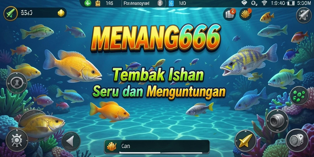 Tampilan gameplay seru dalam MENANG666 saat menangkap berbagai ikan.