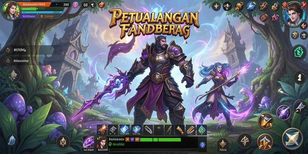 Tampilan aksi mendebarkan dari gameplay ARPG RR789.