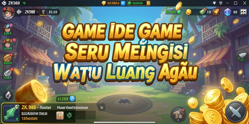 Tampilan gameplay ZK988 menampilkan karakter yang sedang berkembang dengan grafik cerah.
